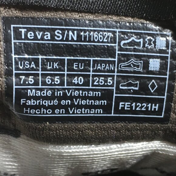 Teva Ridgeview Waterproof Hiking Shoes Mens Size 7.5 EUR 40 Brown 1116627 main image 4